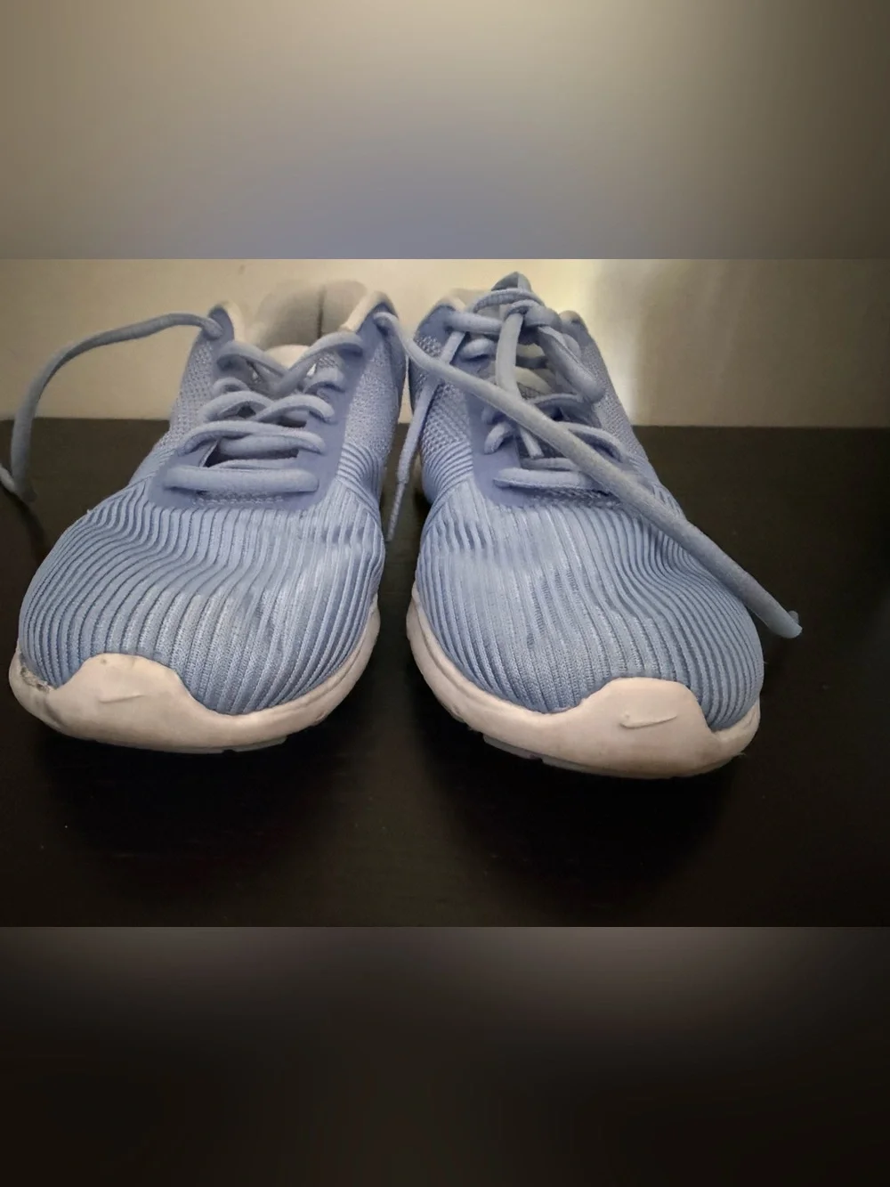 Nike Women’s Pastel Blue Lace-Up Athletic Sneakers